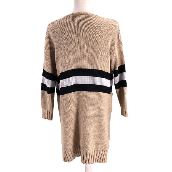 Goodnight Macaroon Womens Estrella Sweater Knit Long Cardigan Open Front - Picture 3 of 11